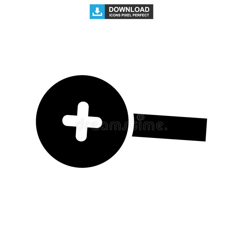 Download Zoom In Icon Or Logo Isolated Sign Symbol Vector ...