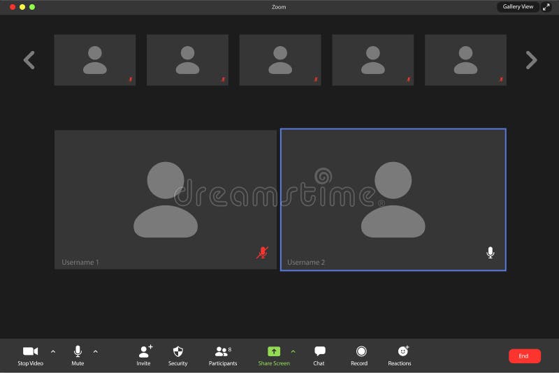 Zoom Platform Stock Illustrations 340 Zoom Platform Stock