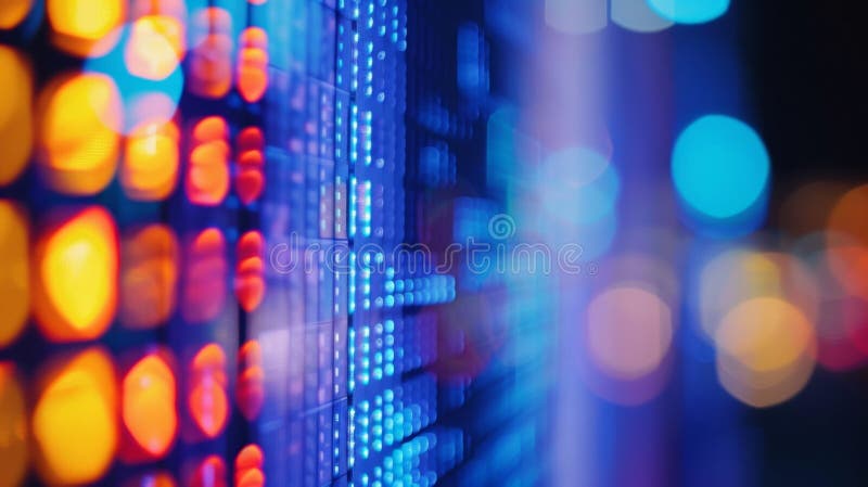 A zoomedin view of the frames adjustable brightness settings providing optimal display for any lighting stock photography