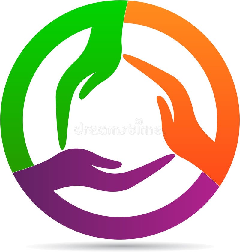 A vector drawing represents care hands design. A vector drawing represents care hands design.