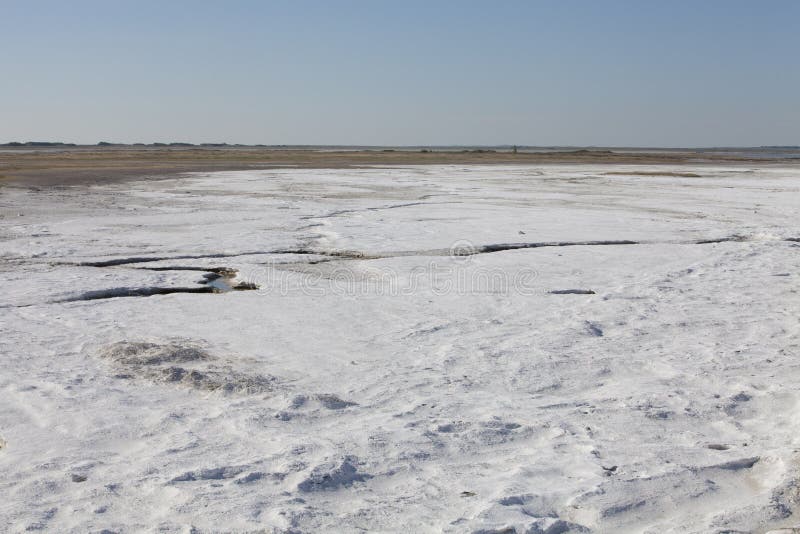 Zoute stortingen in Saskatchewan, Canada royalty-vrije stock afbeelding Zoute stortingen in Saskatchewan, Canada royalty-vrije stock afbeelding