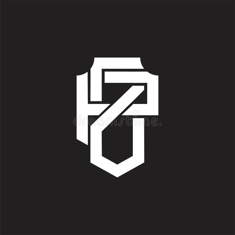 ZP Logo monogram design template vector illustration