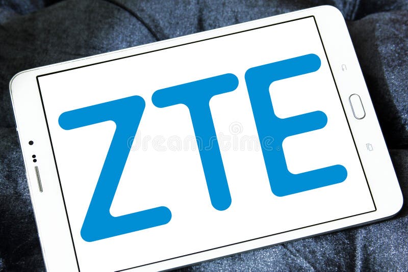 ZTE Corporation logo editorial photo. Image of editorial - 104402061