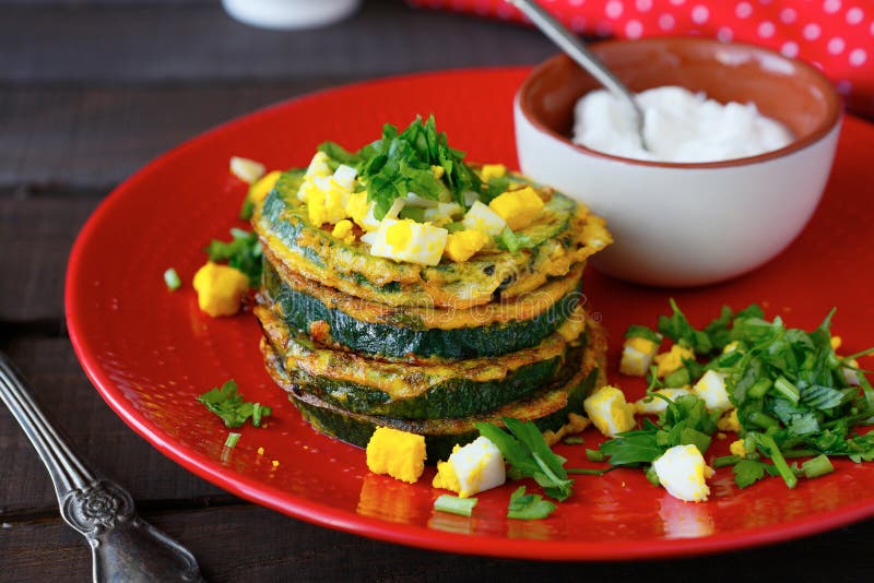 Zucchini fried in batter stock photo. Image of summer 39979424