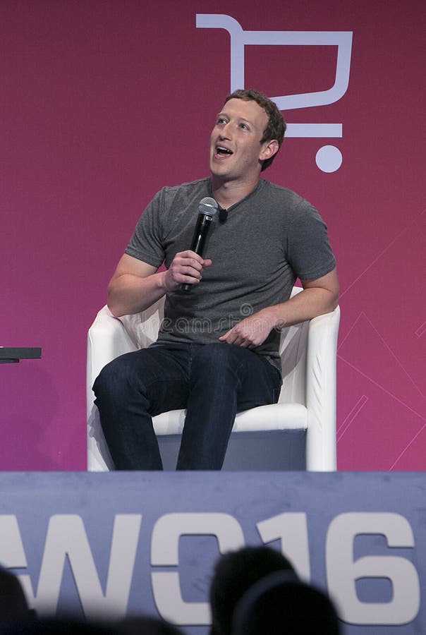 Zuckerberg che gesturing al wmc immagine stock libera da diritti Zuckerberg che gesturing al wmc immagine stock libera da diritti