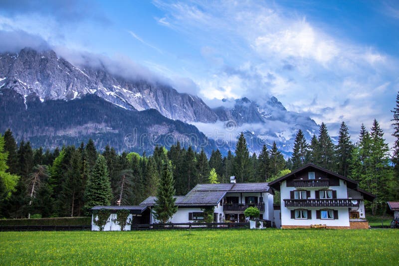 Zugspitze, montañas.