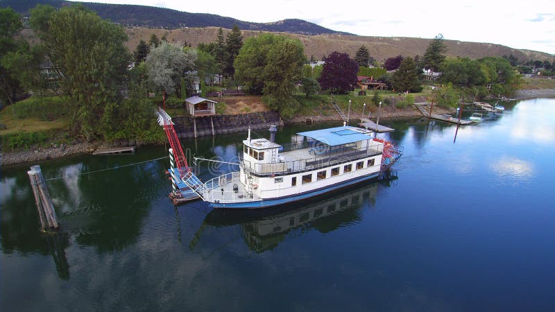 Zuiden Thompson River - Okanagan Paddleboat royalty-vrije stock foto Zuiden Thompson River - Okanagan Paddleboat royalty-vrije stock foto