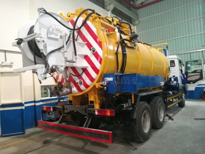 Zuigings Schoonmakend Voertuig royalty-vrije stock afbeelding Zuigings Schoonmakend Voertuig royalty-vrije stock afbeelding