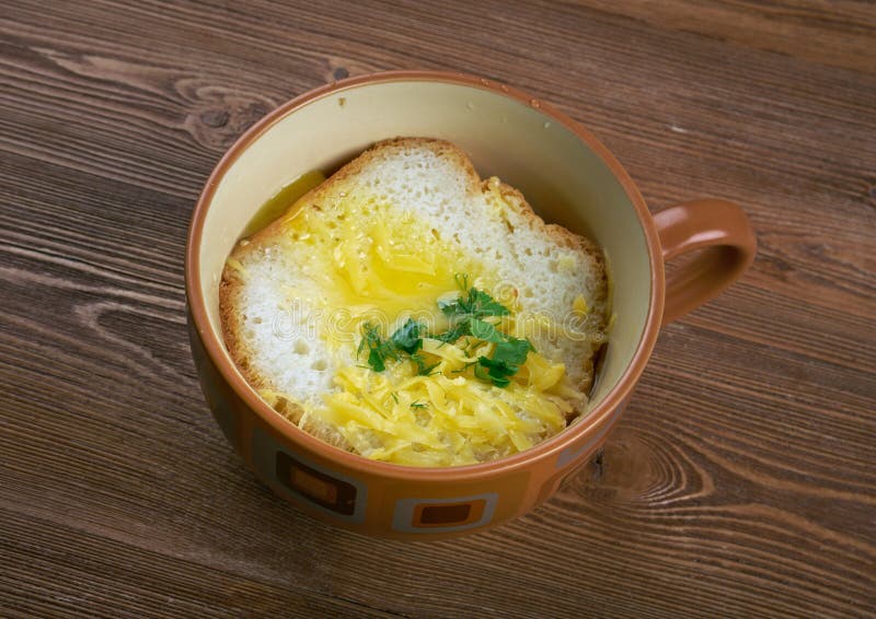 Zuppa pavese stock image. Image of italian, eggs, alla - 45410053