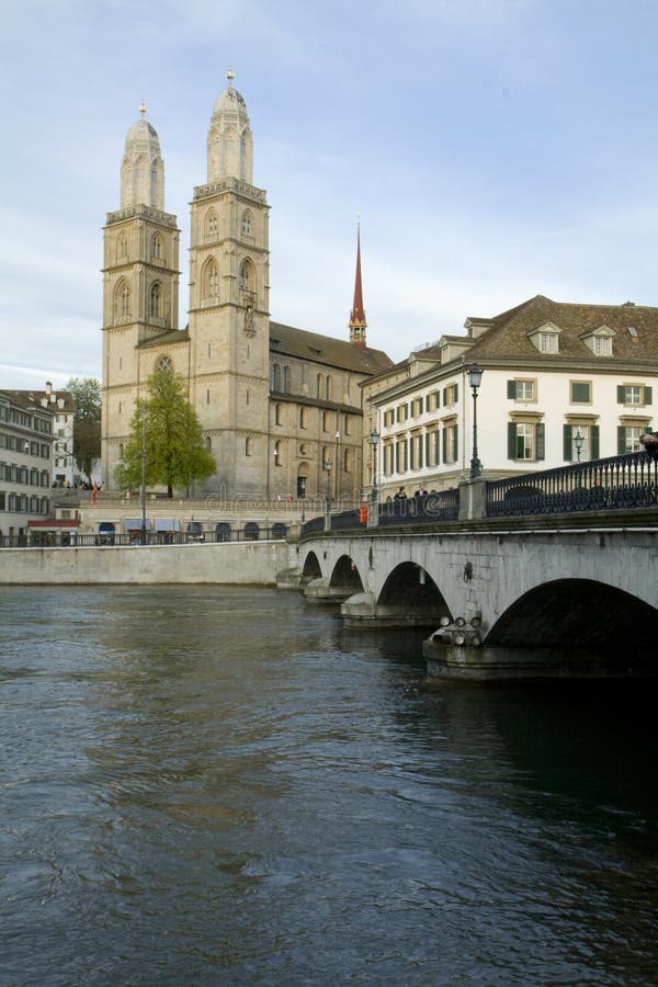 Zurich city. Zurich Cathedral.