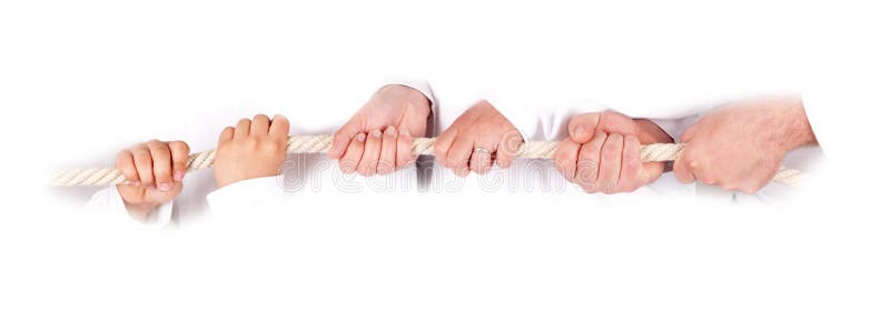 Zusammen ziehen stockfotografie Zusammen ziehen stockfotografie