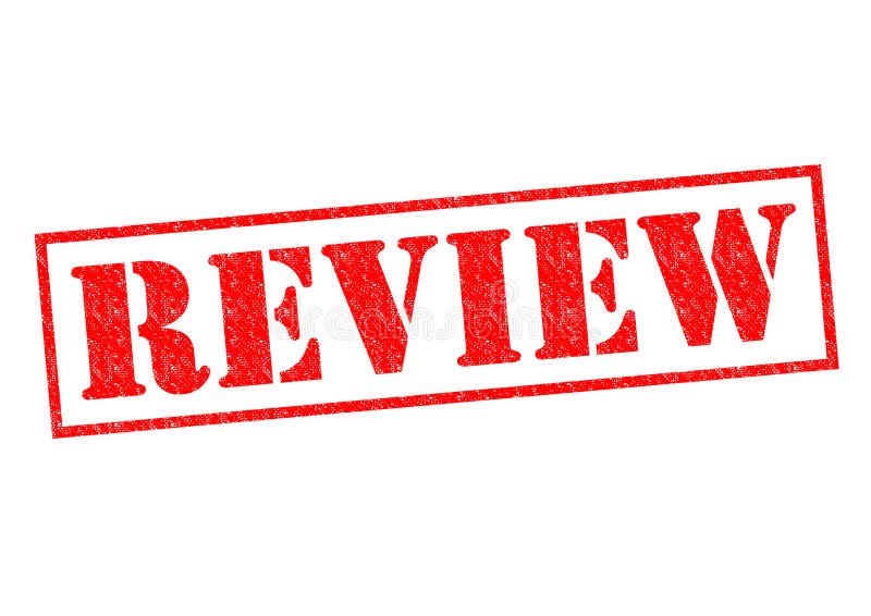 REVIEW red Rubber Stamp over a white background. REVIEW red Rubber Stamp over a white background.