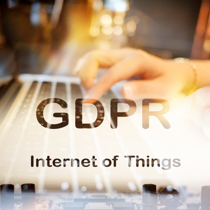 Zusammenfassung, Abschluss oben des Elektronenrechenanlagehintergrundes Mainboard GDPR, allgemeine Daten-Schutz-Regelung lizenzfreie stockbilder