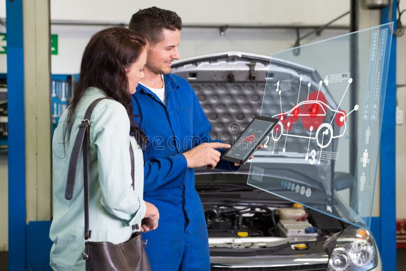 Zusammengesetztes Bild der Autoschnittstelle stockbilder Zusammengesetztes Bild der Autoschnittstelle stockbilder