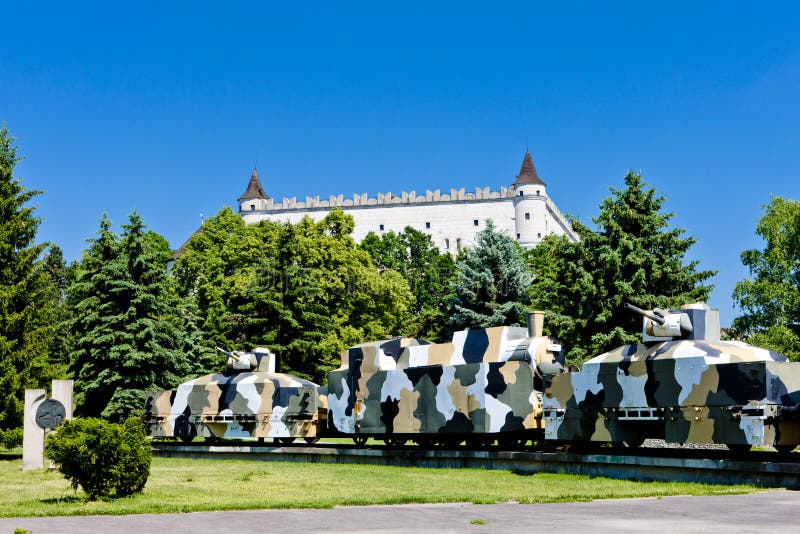 Zvolenský zámok a pancierový vlak, Slovensko