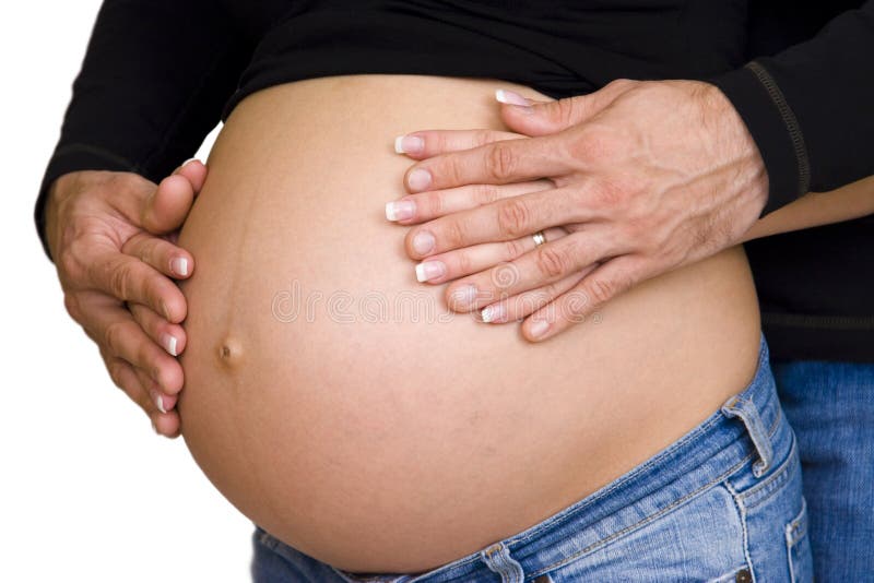 Close up of pregnant woman. Close up of pregnant woman