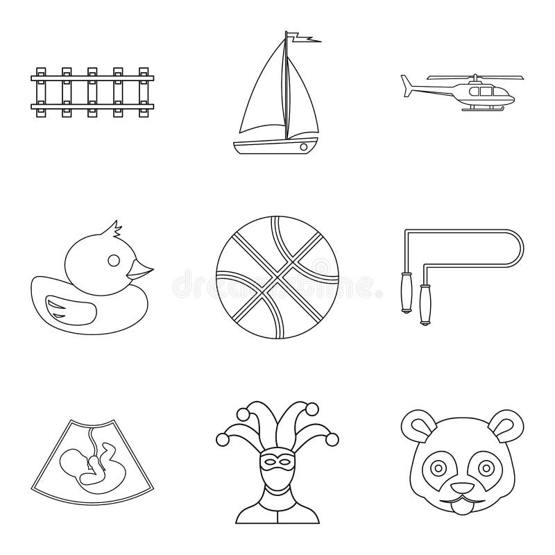 Zwangerschap geplaatste plannings de pictogrammen, schetsen stijl royalty-vrije illustratie Zwangerschap geplaatste plannings de pictogrammen, schetsen stijl royalty-vrije illustratie