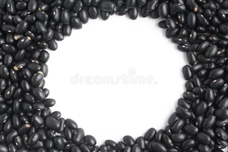 Zwart bonenkader royalty-vrije stock foto