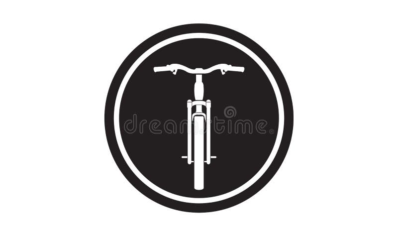 Zwart fietspictogram royalty-vrije illustratie Zwart fietspictogram royalty-vrije illustratie