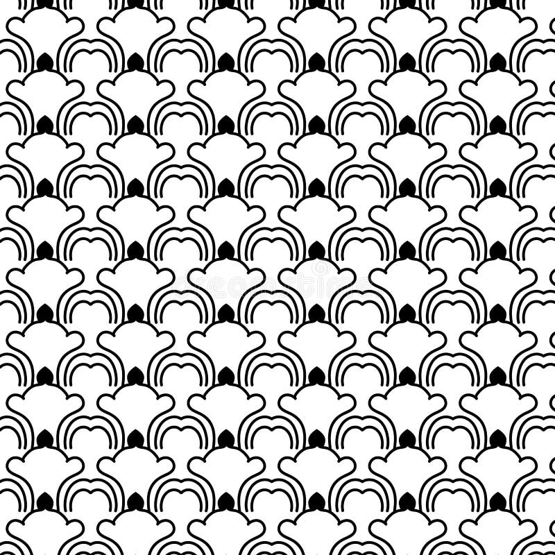Zwart geometrisch patroon vector illustratie Zwart geometrisch patroon vector illustratie
