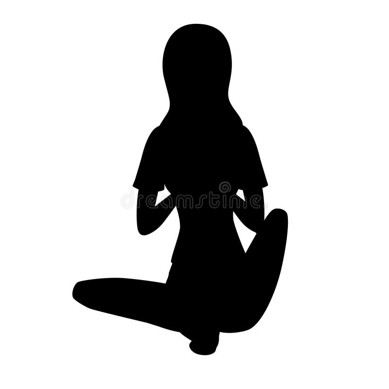 Zwart silhouet Vrouwen die op vloer en gebruikssmartphone zitten Vrouwen die roze overhemd en blauwe broeken dragen Vlakke illust stock illustratie Zwart silhouet Vrouwen die op vloer en gebruikssmartphone zitten Vrouwen die roze overhemd en blauwe broeken dragen Vlakke illust stock illustratie