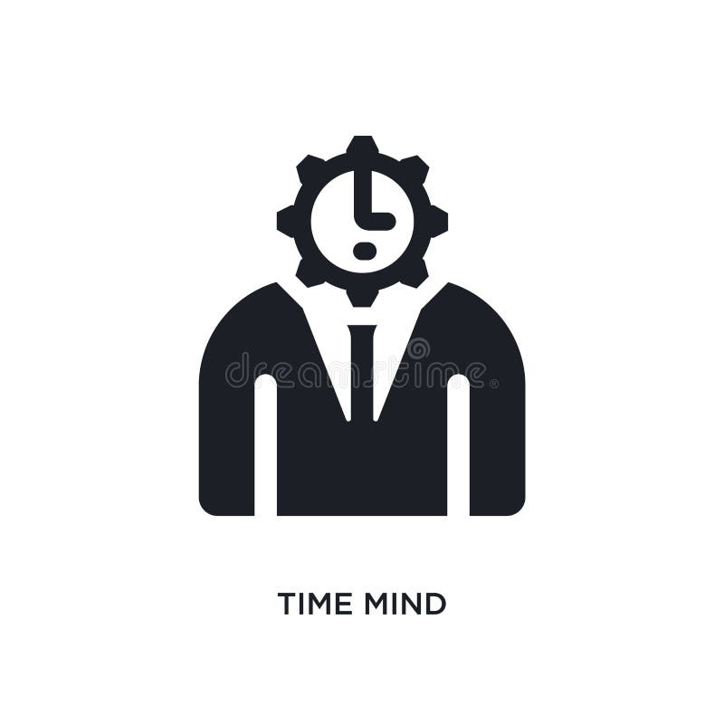 zwart tijdmening geïsoleerd vectorpictogram eenvoudige elementenillustratie van het concepten vectorpictogrammen van het tijdbehe stock illustratie zwart tijdmening geïsoleerd vectorpictogram eenvoudige elementenillustratie van het concepten vectorpictogrammen van het tijdbehe stock illustratie