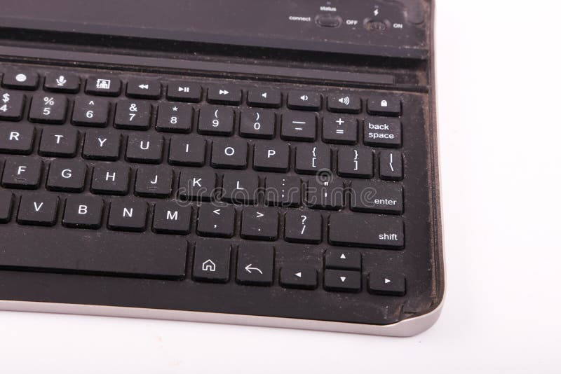Zwart toetsenbord stock fotografie