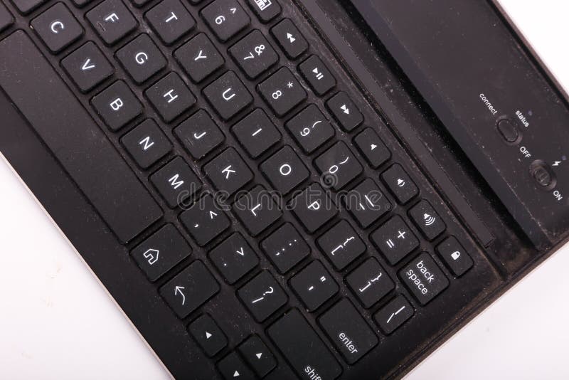Zwart toetsenbord royalty-vrije stock fotografie