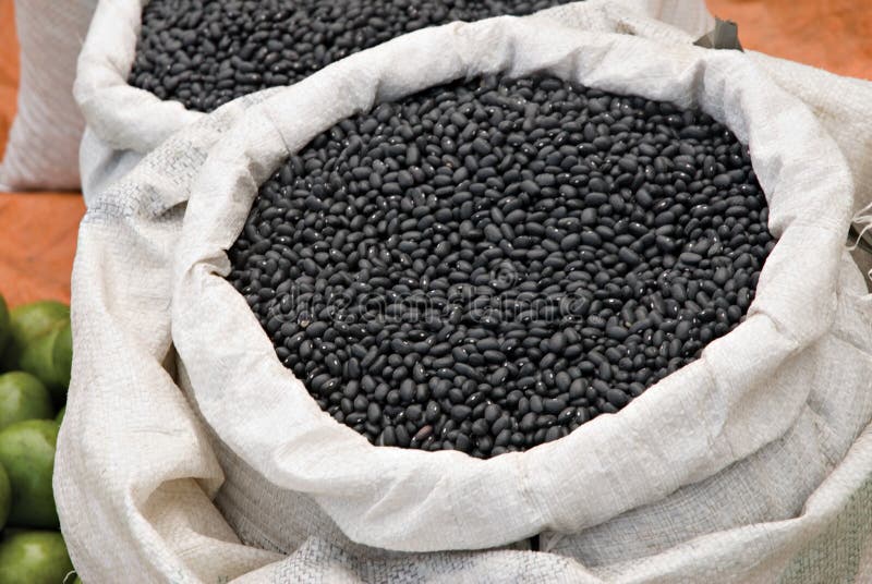 Zwarte Bonen stock foto