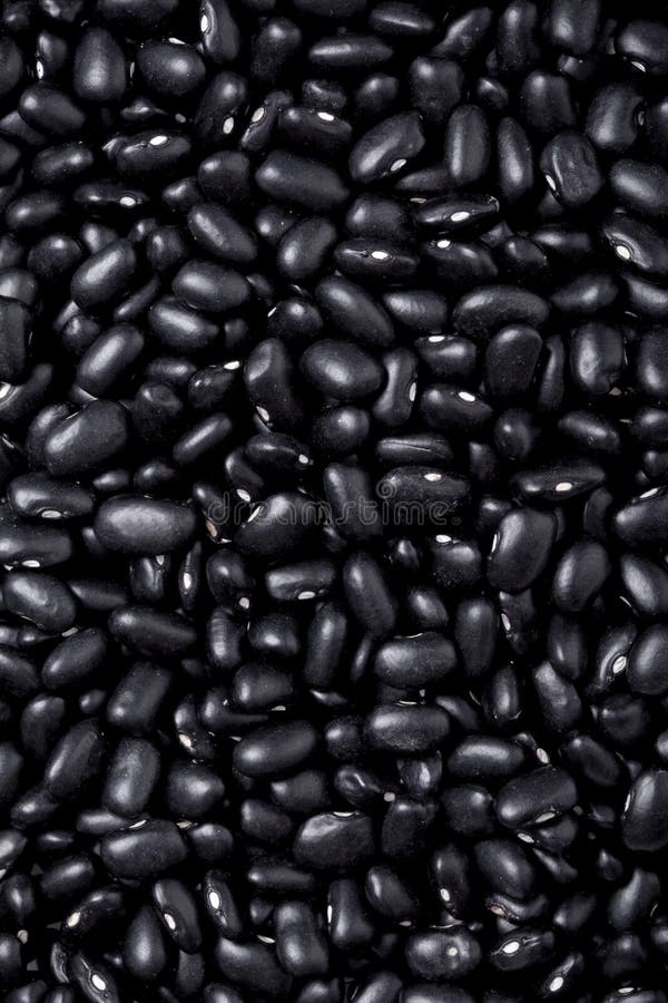 Zwarte bonen stock foto's