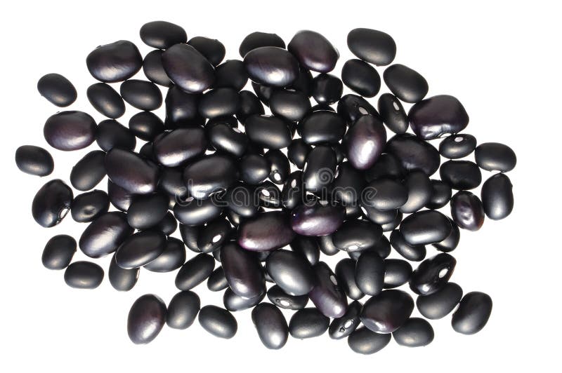 Zwarte bonen royalty-vrije stock afbeelding