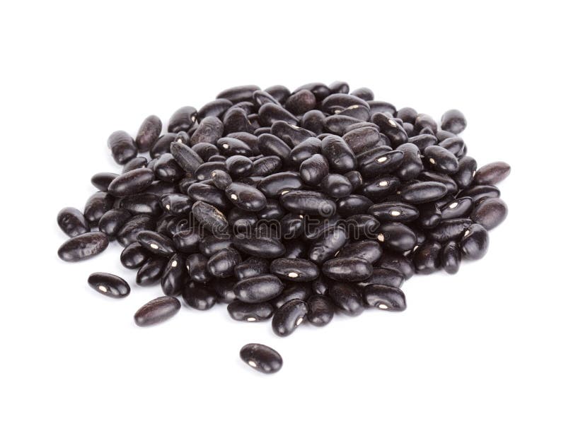 Zwarte bonen royalty-vrije stock foto