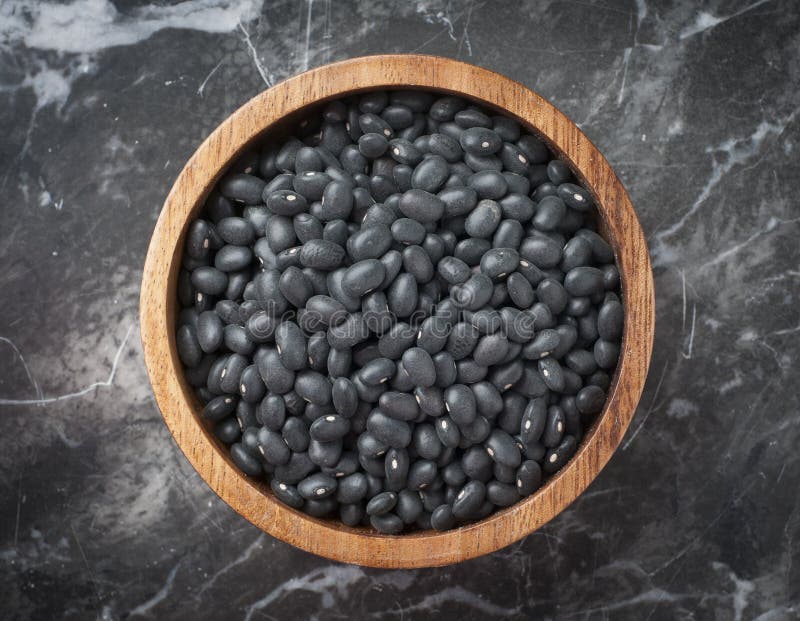 Zwarte bonen stock foto