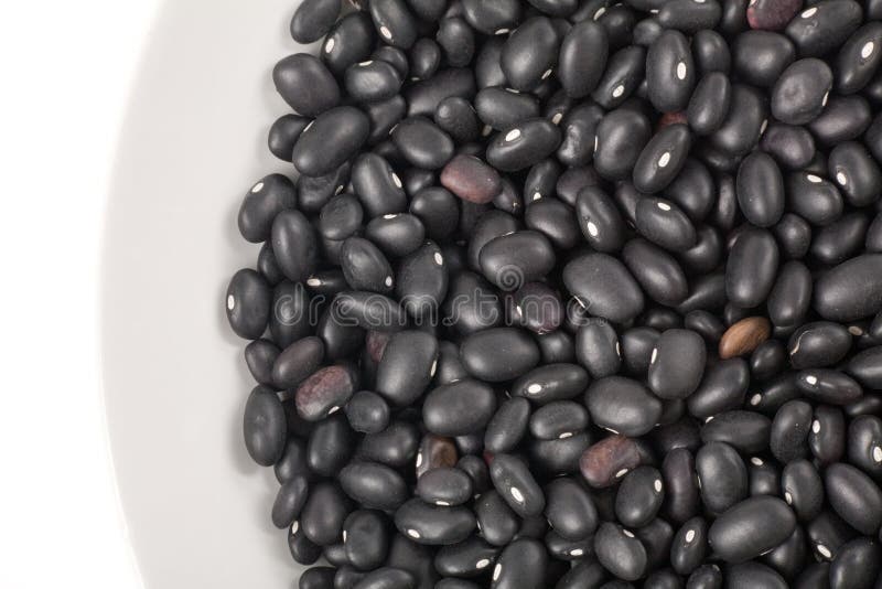 Zwarte bonen royalty-vrije stock foto's