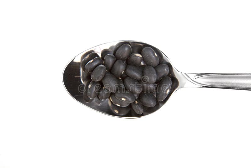 Zwarte Bonen royalty-vrije stock foto's