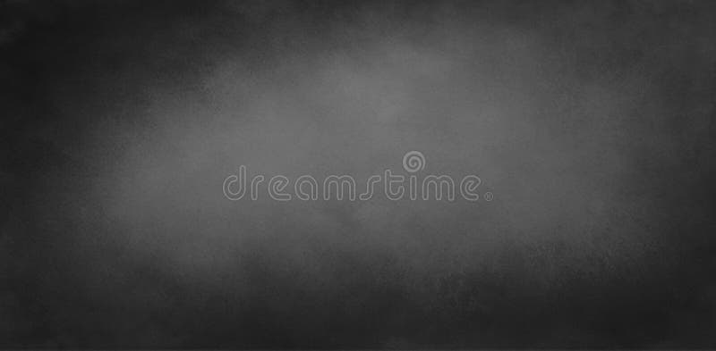 Zwarte bord achtergrondtextuurillustratie met donkere grens en grijs centrum met zachte verlichting, elegante uitstekende achterg
