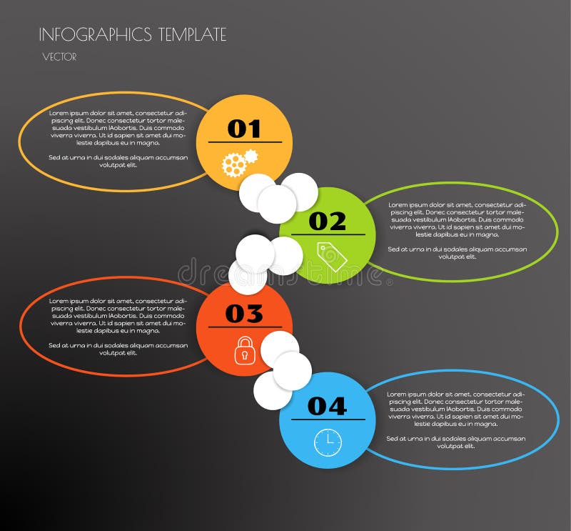 Zwarte infographics stock illustratie Zwarte infographics stock illustratie