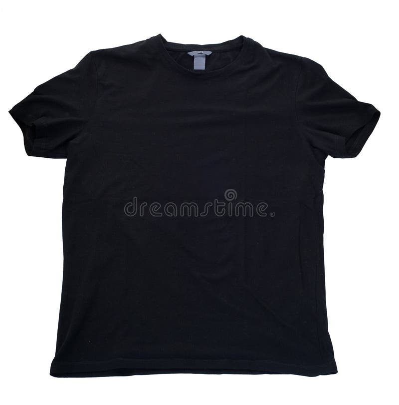 Zwarte T-shirt royalty-vrije stock afbeelding Zwarte T-shirt royalty-vrije stock afbeelding