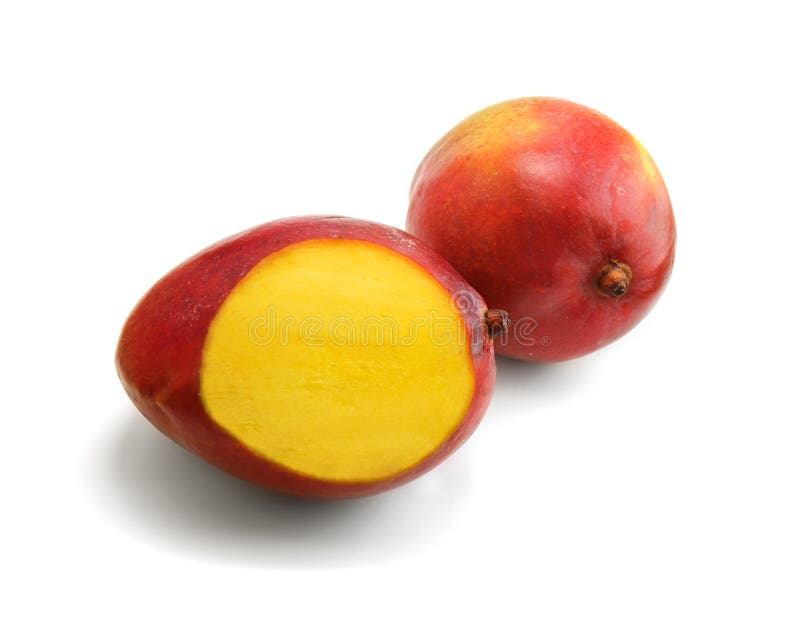 Zwei Mangofrüchte stockfoto Zwei Mangofrüchte stockfoto