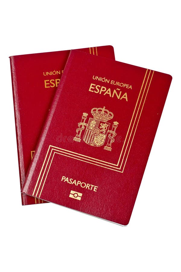 Zwei Spanien-Pässe lizenzfreies stockfoto Zwei Spanien-Pässe lizenzfreies stockfoto