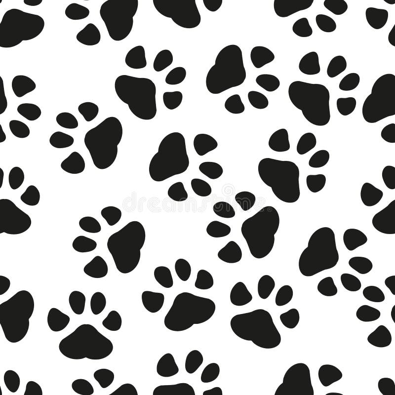 Zwierz?cego ?apa druku bezszwowy deseniowy t?o Biznesowa p?aska wektorowa ilustracja Psa lub kota pawprint znaka symbolu wz?r ilustracji Zwierz?cego ?apa druku bezszwowy deseniowy t?o Biznesowa p?aska wektorowa ilustracja Psa lub kota pawprint znaka symbolu wz?r ilustracji