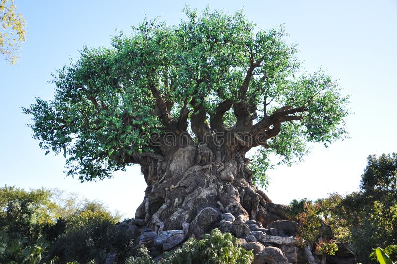 Zwierzęcy Disney królestwa życia drzewo obraz stock