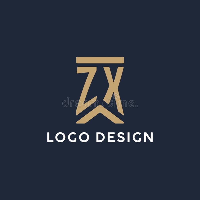 Initial Zx Stock Illustrations – 740 Initial Zx Stock