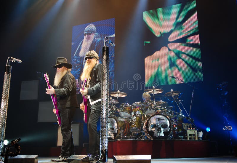ZZ Top in Concert editorial image. Image of heavy, drums 11441900