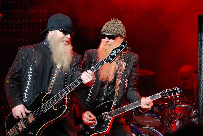 ZZ top Los Vegas Hilton 1 editorial photography. Image of event 14418837