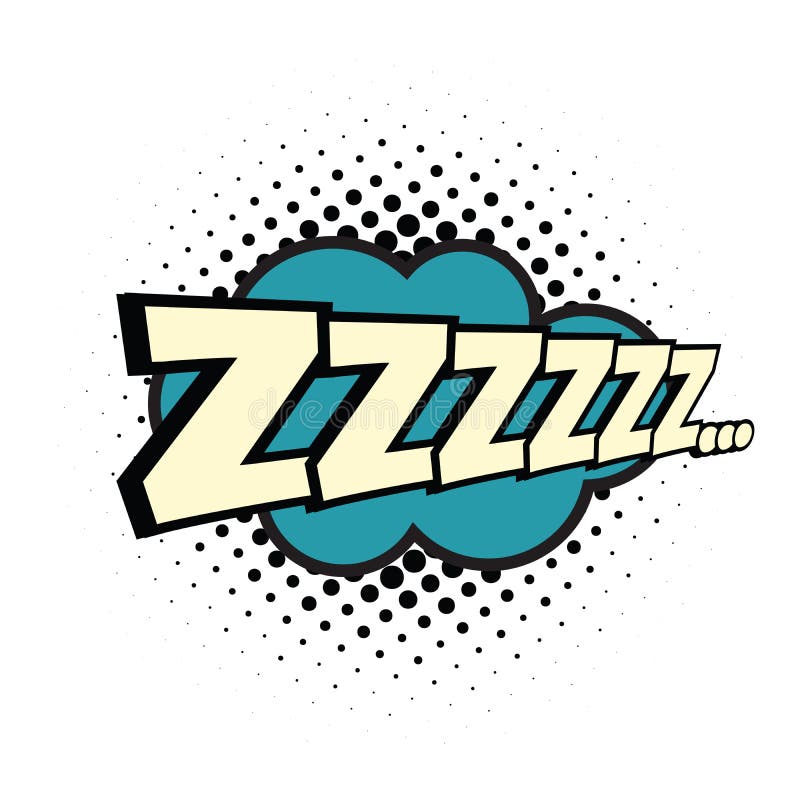 Zzz comic word