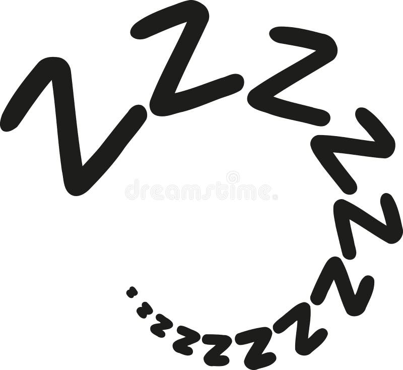 Zzz Sleeping sleep vector icon. Zzz Sleeping sleep vector icon