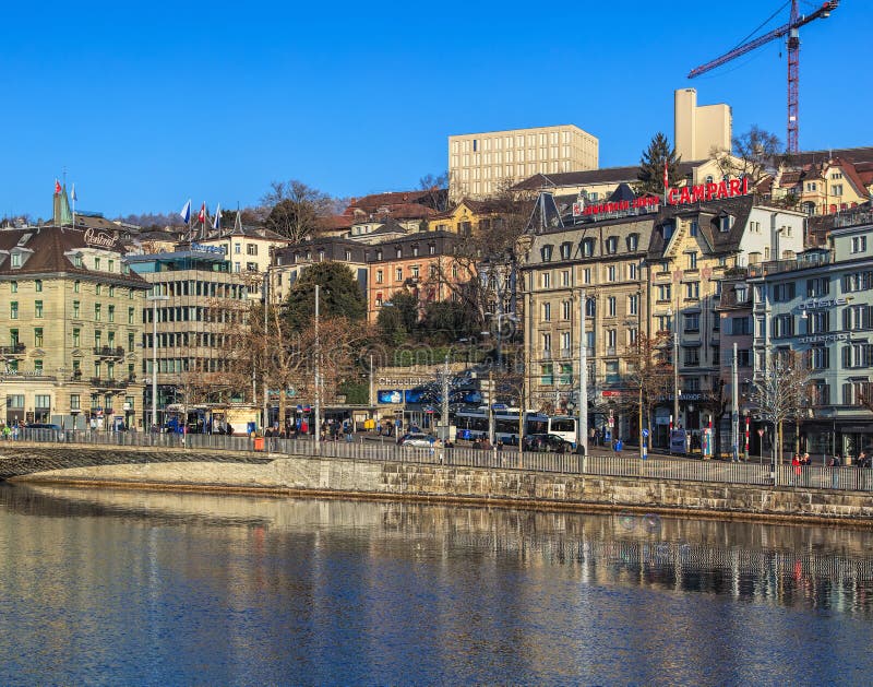 Zürich in der Winterzeit stockfoto Zürich in der Winterzeit stockfoto
