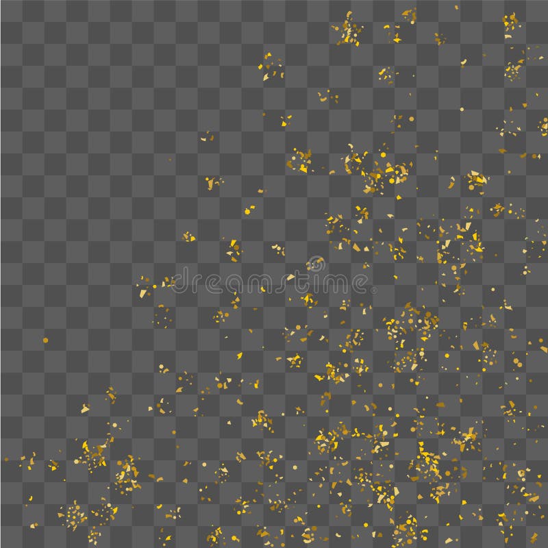 Złoci błyskotliwość confetti ilustracji Złoci błyskotliwość confetti ilustracji
