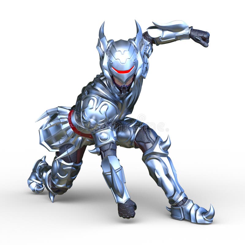 3. ª representación de un ciberhombre libre illustration